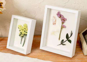 Đen Trắng óc chó Gỗ MDF trang trí nghệ thuật hình ảnh khung ảnh sâu <span class=keywords><strong>3D</strong></span> hộp bóng khung với plexiglass - Product Image 6