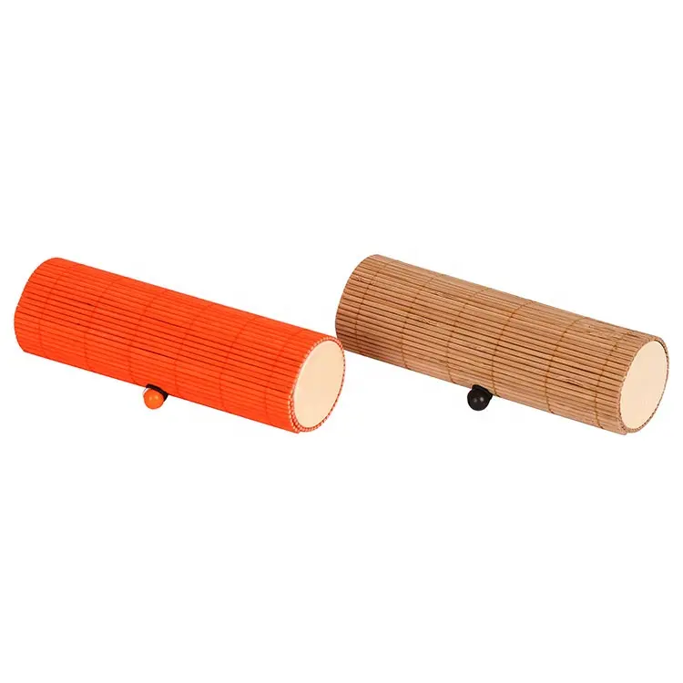 Eco-friendly Multifunction Custom Size and Shape Round Long Bamboo Box