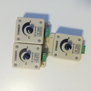 LED調光器スイッチDC12V 24V 8A 30A調整可能な明るさランプ電球ストリップドライバー単色ライト電源コントローラー - Product Image 3