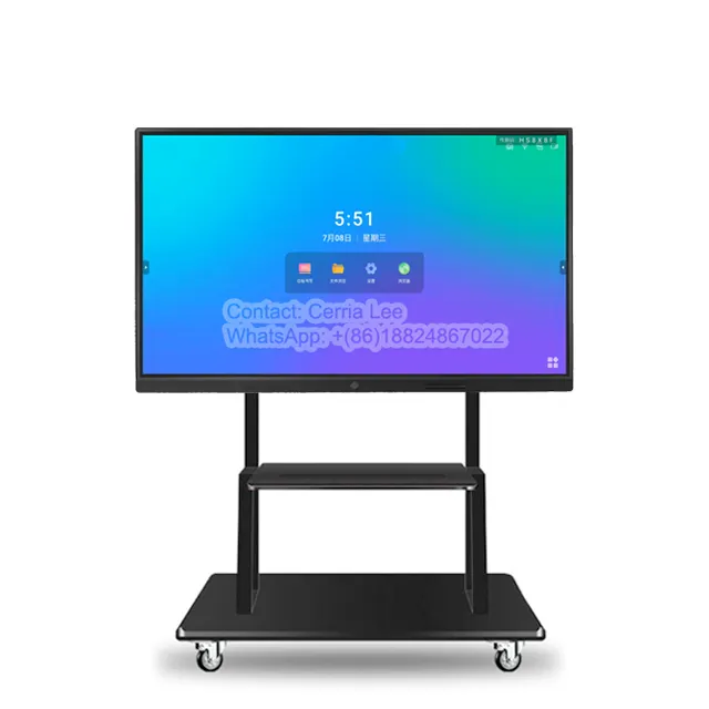 65 pollici HD Display LCD Touch Screen conferenza lavagna bianca attrezzatura educativa lavagna intelligente interattiva