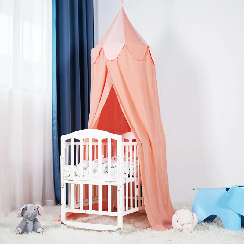 Baby Bed Canopy 100% Cotton kids bed tent mosquito net cannopy baby cribs