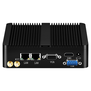 HLY-Mini ordenador Industrial J1800, cuatro núcleos, Linux, Pfsense opcional, 2 * LAN, 4 * USB, 2 * RS232, WIFI, Barebone - Product Image 2