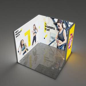 20FT Modular Seg Mobile Led Exhibition Wall Lightbox Tradeshow Arch Fair Stand Booth Backdrop Display Trade Show Equipment - Product Image 4