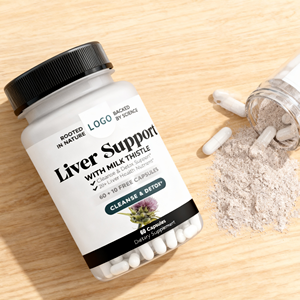 Yetişkin yağlı karaciğer sağlığı için özelleştirilmiş detoks onarım destek takviyesi karaciğer temizlemek yenilemek kapsüller - Product Image 1