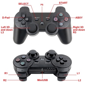 Gamepad inalámbrico para PS3 y PC para soporte de controlador PS3 con controlador de consola Joystick Controladores de juegos y joysticks Producto - Product Image 5