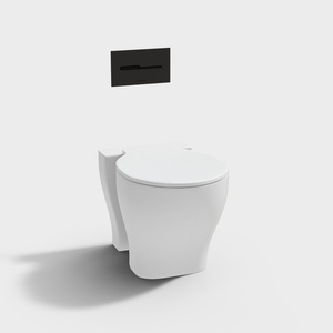 Sleek Modern <strong>Toilet</strong> with 10-Year Warranty Quality Durability Complementing Any Bathroom Remote Control Included - Product Image 2