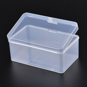定制标志包装硬空透明盒容器可堆叠小塑料厨房储物工具箱 - Product Image 3