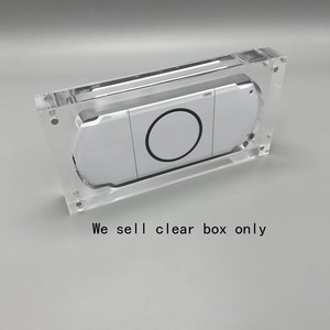PSP2000 PSP3000 oyun konsolu için şeffaf kutu manyetik kapak şeffaf akrilik oyun ekranı saklama kutusu - Product Image 5