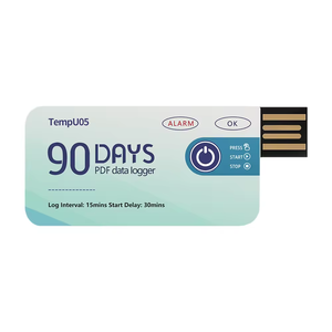 Registrador de datos de temperatura USB TempU05 de alta sensibilidad 90 días - Product Image 1