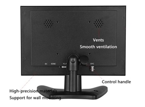 10.1 Inch LCD CCTV Monitor Industrial <strong>Metallic</strong> <strong>Look</strong> As Medial Microscope Security Monitor Screen - Product Image 3