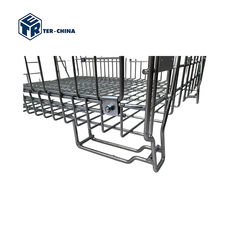 1200x1010xh1200 T28 Pet phôi bin Pallet Lồng hộp dây kim loại container cho lưu trữ