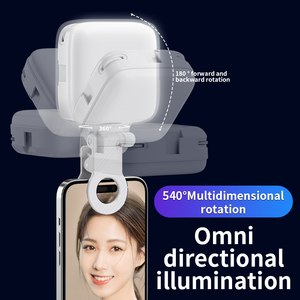 Selfie dolgu ışığı ile taşınabilir Mini SLR kamera cep telefonu fotoğraf Video güzellik LED cep dolgu ışığı plastik stüdyo fotoğrafçılığı - Product Image 2