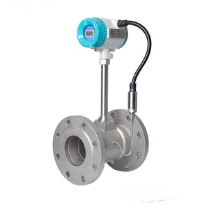 Medidor de flujo Vortex de alta calidad 4-20mA Pulse RS485 Salida de señal Medidor de flujo de gas líquido Compensación de temperatura y presión - Product Image 3