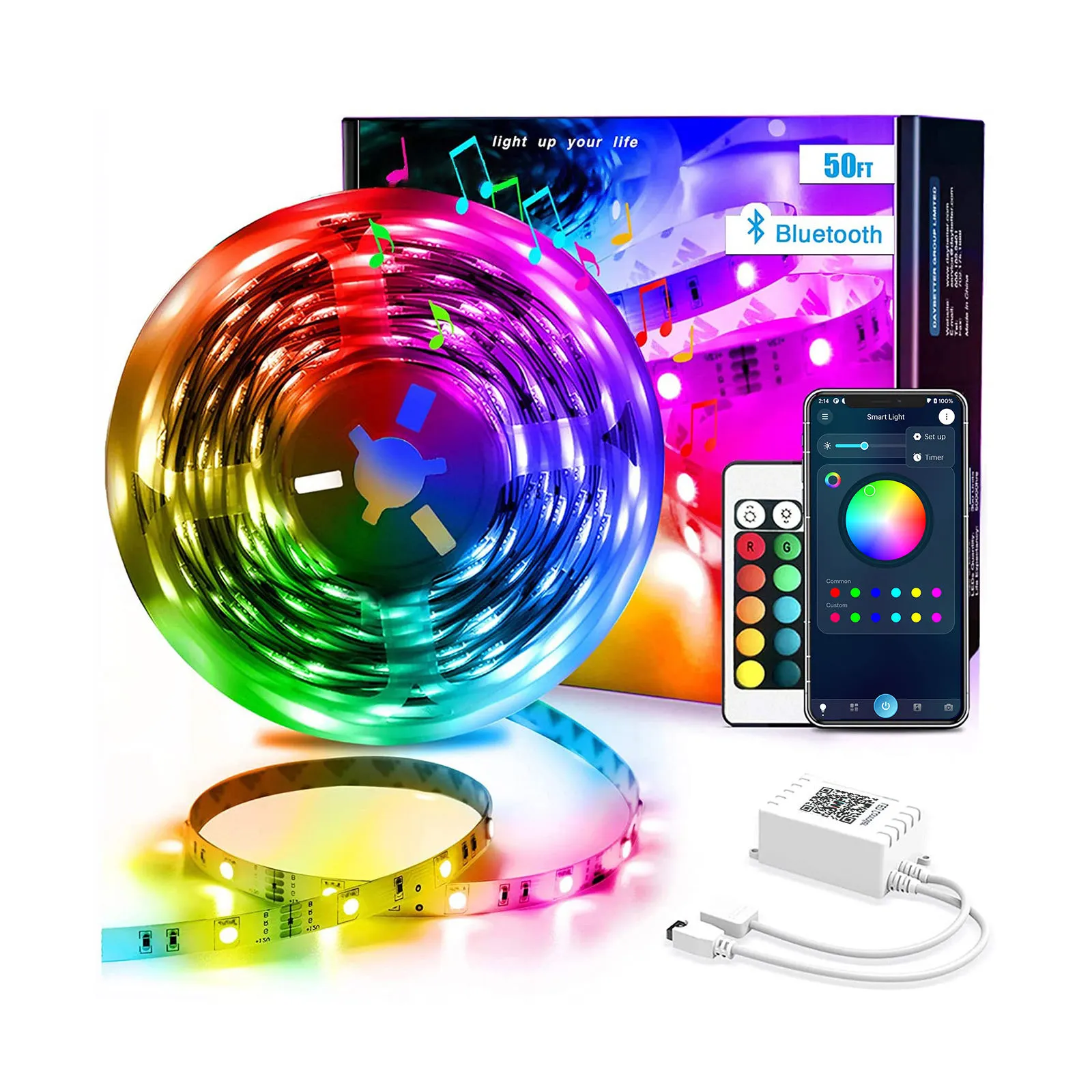 Wifi Led şerit işık Rgb W2812B Dmx akıllı Led 12V şerit işık arkadan aydınlatmalı müzik ses kontrolü için açık Led şerit işık su geçirmez