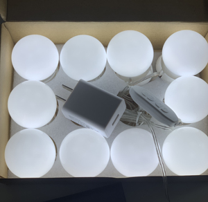 10 adet LED makyaj aynası işık Vanity makyaj banyo LED ayna ışık LED ışık ampuller kiti, soyunma odası - Product Image 3