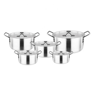 廉价厨具汤锅烹饪套装铝5pcs 7pcs炊具套装 - Product Image 2