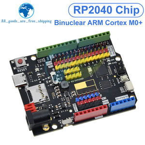 Placa DE DESARROLLO Raspberry PI UNO RP2040 tipo C USB 16MB controlador de aprendizaje de programación placa central para Arduino