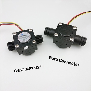 Factory 1/4&quot;,3/8&quot;,1/2&quot;,3/4&quot;,1&quot;inch Stainless Steel Hall Effect/Turbine/<strong>Pulse</strong> Water Flow Meter Sensor <strong>Flowmeter</strong> With 3 Wires