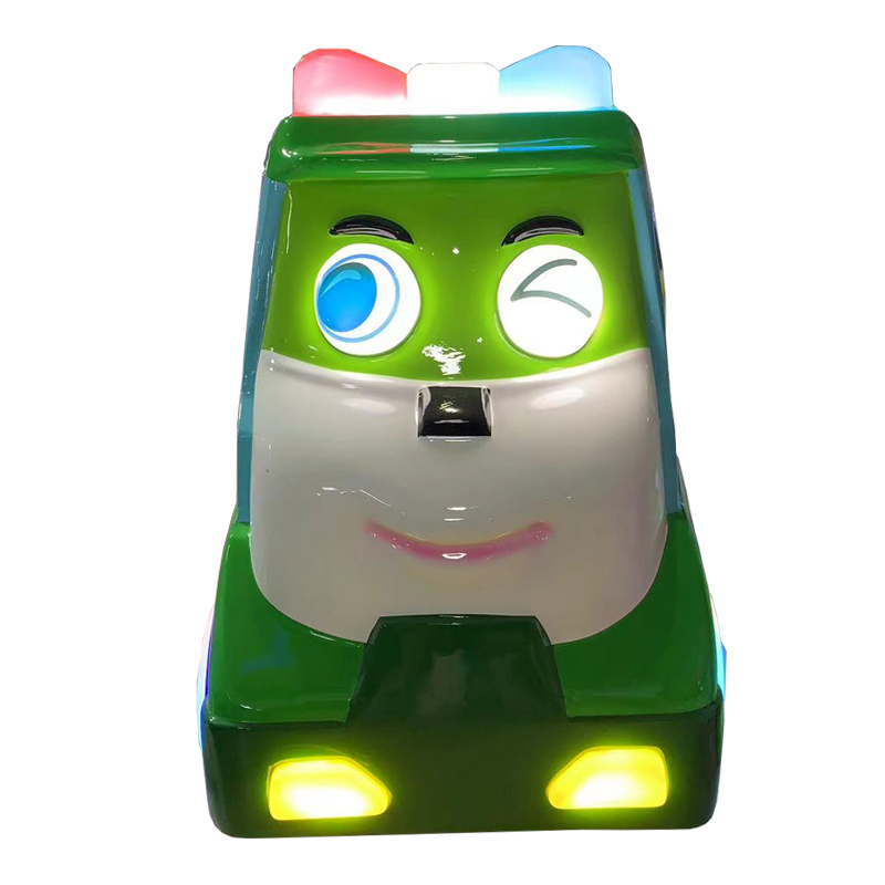 Voiture à bascule en fibre de verre perli vert vert