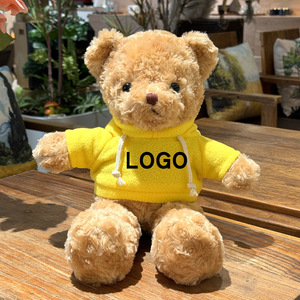Factory Wholesale 30CM Custom Your Own Logo Plush Teddy <strong>Bear</strong> Toys Customized Souvenirs <strong>Company</strong> Promotion Gifts - Product Image 5