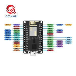 QXW CP2102 V3 Drahtloses Modul NodeMcu 4M Bytes Lua WIFI Internet of Things Entwicklungs board basiertes ESP8266-ESP-12E - Product Image 4