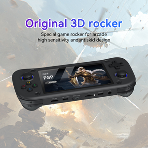 PSP คอนโซลเกมสองระบบ PSP แบบพกพาคอนโซลเกม Arcade ROG แบบ G28สำหรับเด็กผู้ชายเกมย้อนยุค