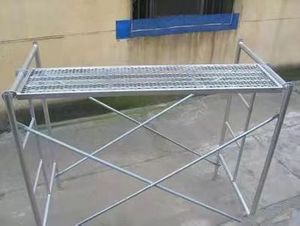 ZYTJ Low Price Pre-Galvanized 5'W X 4'T X 7'L Mason Scaffold Frame Set <strong>Modular</strong> <strong>System</strong> Scaffold for Building <strong>Scaffolding</strong> - Product Image 3