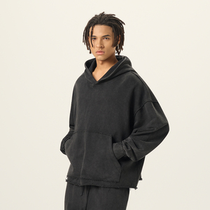 OEM/ODM Tùy Chỉnh In Ấn Hoodies Thời Trang Đường Phố Trống Yếu Tố Cần Yếu Tố Nặng 100% Cotton Axit Rửa Hoodie Cho Unisex - Product Image 3