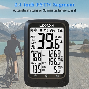 Bike <strong>Computer</strong> GPS <strong>Wireless</strong> Waterproof ANT+ Sensor and BT 2.3in Altitude Gradient Heart Rate APP Bicycle <strong>Computer</strong> - Product Image 4