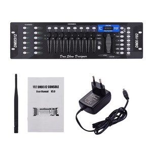 Wireless <strong>DMX512</strong> Light <strong>Controller</strong> Console Panel 2.4G ISM 192CH Programming Function Sound Activated with <strong>LED</strong> Screen Antenna - Product Image 4