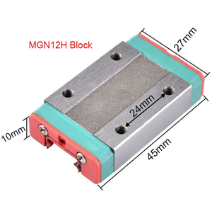 Guía lineal Mini CNC, riel deslizante lineal con carritos, piezas de impresión de acero MGN7, venta al por menor - Product Image 6