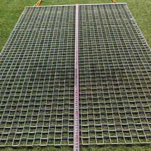 Yüksek kaliteli 3x3stainless çelik sürükle mat golf yeşiller için 4x4 4x5 4x6 3x6 paslanmaz çelik sürükle mat çim tesviye için - Product Image 1