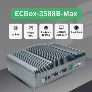 Manufacturer ECBox-3588B Max Rockchip RK3588 Edge Gateway 6Tops NPU Android12 Embedded AI Edge <strong>Computer</strong> for Smart Factory City - Product Image 2