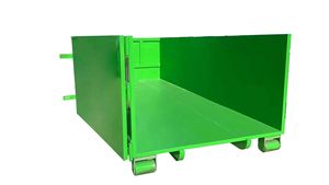 Atık yönetim atıklarında kanca asansör bin atılabilir çöp konteyneri ve özelleştirilmiş çöp kutusu kanca asansör konteyner kapalı rulo - Product Image 6