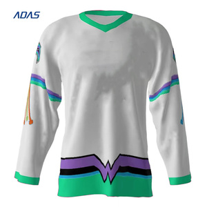 Custom Men's Hockey Jersey with Embroidered Name Number Blank Pattern Print for Sports Wear Designed by EMB for Team Ice Hockey - Product Image 6