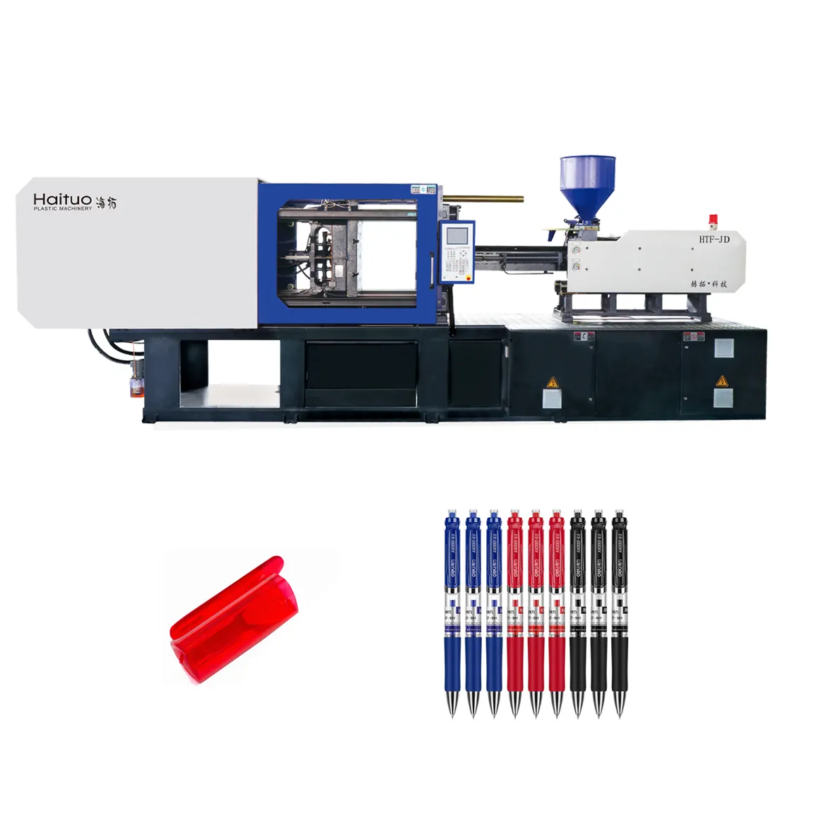 Haituo HTF-108 완전 자동 전문 문구 소형 사출 성형기 성형 기계
