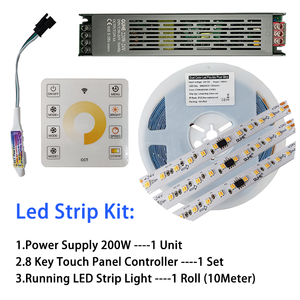 CCT流れる水Ledリニアライト24v流れる水流れるLEDストリップ10m 15mモーションセンサー付きLEDライトストリップ - Product Image 2