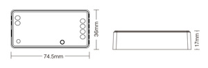 DC12-48V Zigbee 3.0 + 2.4G miboxer 2 fios 2 em 1 controlador LED