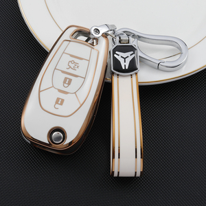 プレミアムソフトTPUカーキーケースカバーシェルシボレークルーズキャバリアーSAIL 3キーリングキーチェーンバッグアクセサリー工場 - Product Image 3