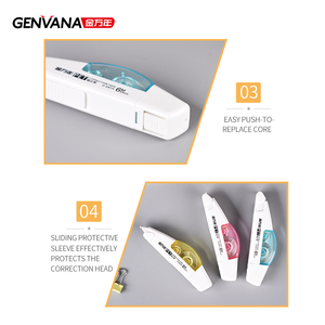 Genvana đồ dùng học tập trường học và văn phòng <span class=keywords><strong>Correction</strong></span> <span class=keywords><strong>tape</strong></span> Pet <span class=keywords><strong>Tape</strong></span> <span class=keywords><strong>Correction</strong></span> <span class=keywords><strong>tape</strong></span> với 2 nạp - Product Image 5