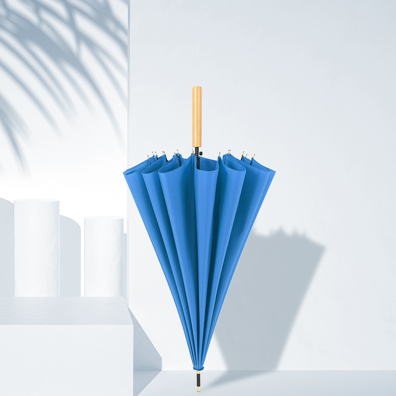 Sky blue (straight wooden handle)