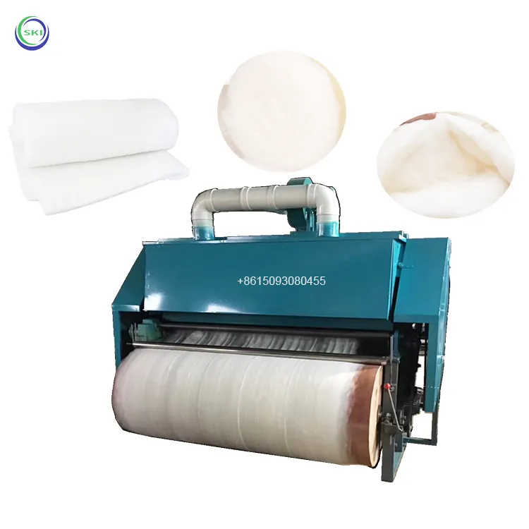Machine à carder industrielle pour laine, machine de fabrication de ruban de coton, machine à carder automatique pour peigner la laine de mouton