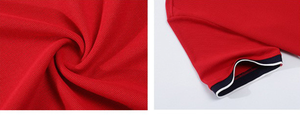 Erkek ve kadın kısa kollu pamuk Polo t-shirt üniforma Golf gömlek işlemeli Logo baskılı desen