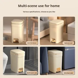 Cubo de basura de 10L-25L con tapa para almacenamiento al aire libre y cocina Uso doméstico Cubo de basura de plástico directo de fábrica - Product Image 5