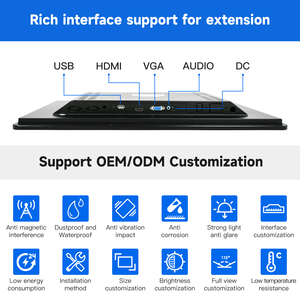 10.1&quot;/13.3&quot; <strong>Touch</strong> All-in-one Industrial Capacitive <strong>Touch</strong> Monitor 15.6/19 Inch Android <strong>Computer</strong> Commercial <strong>Touch</strong> All-in-one - Product Image 4