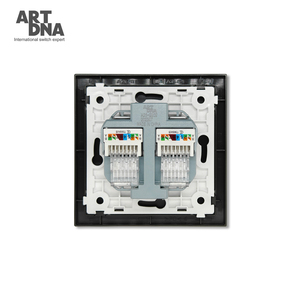 ARTDNA 86 <strong>Type</strong> Double <strong>Computer</strong> Panel <strong>Network</strong> Module RJ45 Cable Interface Outlet Wall Socket(CAT.6) - Product Image 2