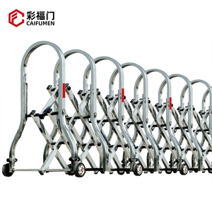 รั้วกั้นแบบพับได้ปรับขนาดได้ รั้วกั้นแบบยืดหดได้ รั้วกั้นแบบพับมือ สำหรับรถไฟใต้ดิน - Product Image 5