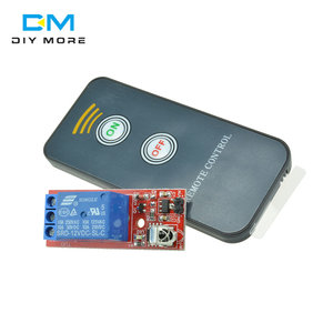 DC 5V 12V 1-Kanal-Fernbedienungsrelaismodul IR Smart Switch Universal regler für Tor Garagentor offen