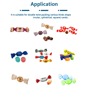 Nuovo doppio torsione caramello Candy Bar avvolgitrice funzione di riempimento macchina doppia macchina imballatrice per il confezionamento di sacchetti per alimenti - Product Image 3