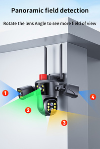 Vesafe <span class=keywords><strong>Camera</strong></span> an ninh IP Ngoài trời 4k năm ống kính bốn màn hình Zoom quang học 10x theo dõi chuyển động 360 độ của con người - Product Image 6
